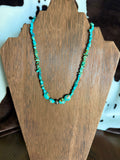 Blue & Green Chip Turquoise Necklace