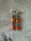 The Ember Hearts Post Back Dangles